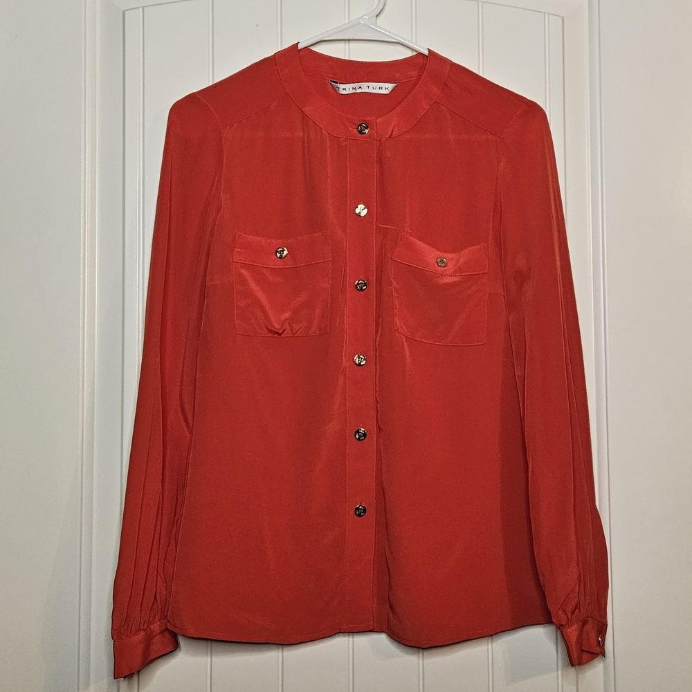 Trina Turk Silk Blouse
